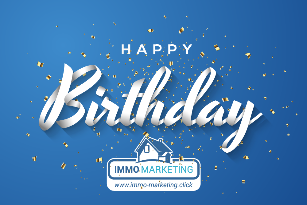 Happy Birthday Immo Marketing